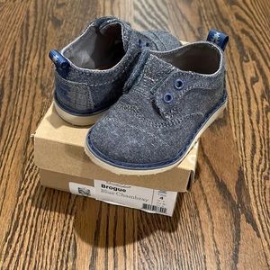 Tiny Toms chambray Brogue